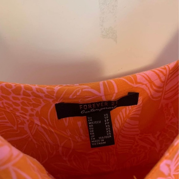 Giraffe and leaf-print twist-front dress NWT - Picture 7 of 9